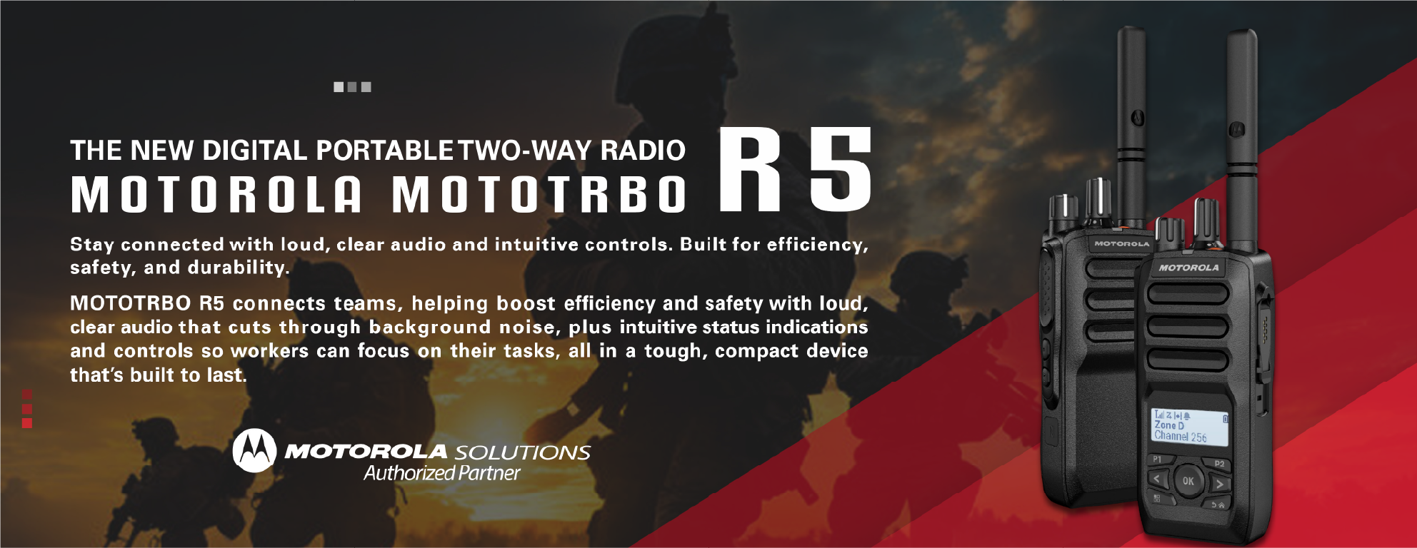 Motorola R5 Two-Way Radio – Rugged & Reliable Communication in UAE