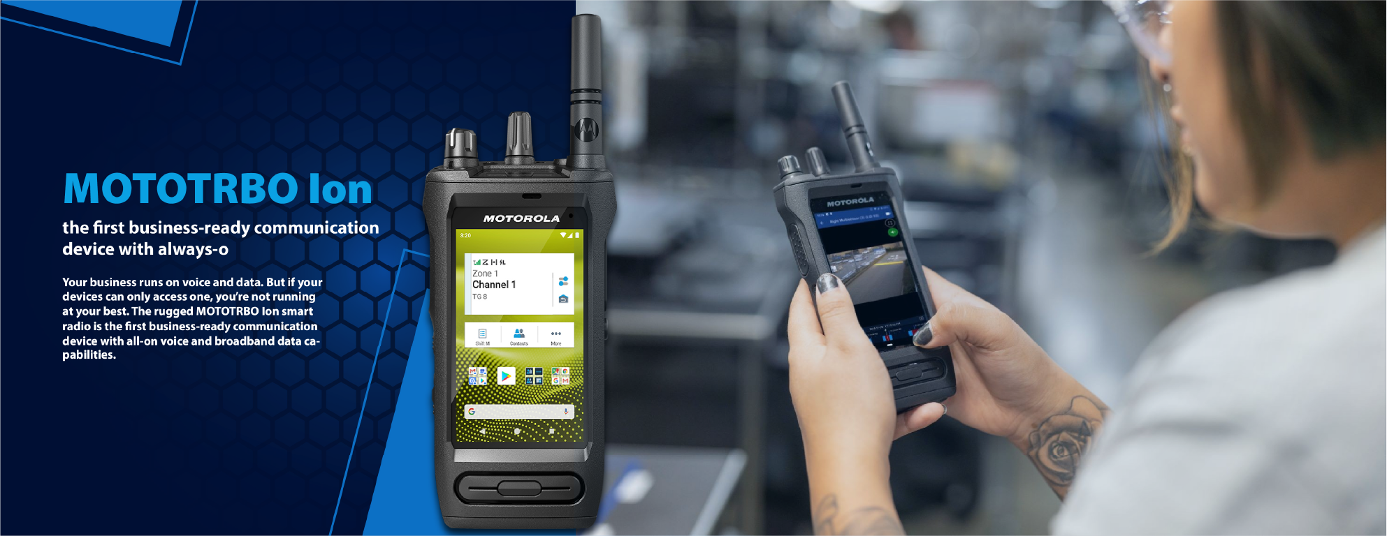 Motorola MOTOTRBO™ Ion Smart Radio – Next-Gen Communication in UAE