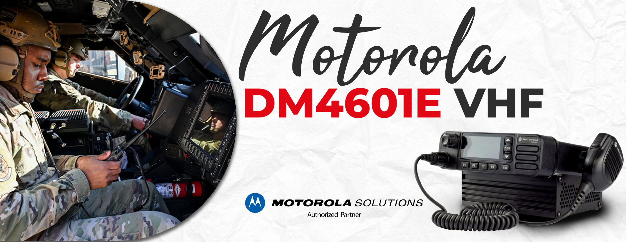 Motorola DM4601e VHF — Command with Clarity